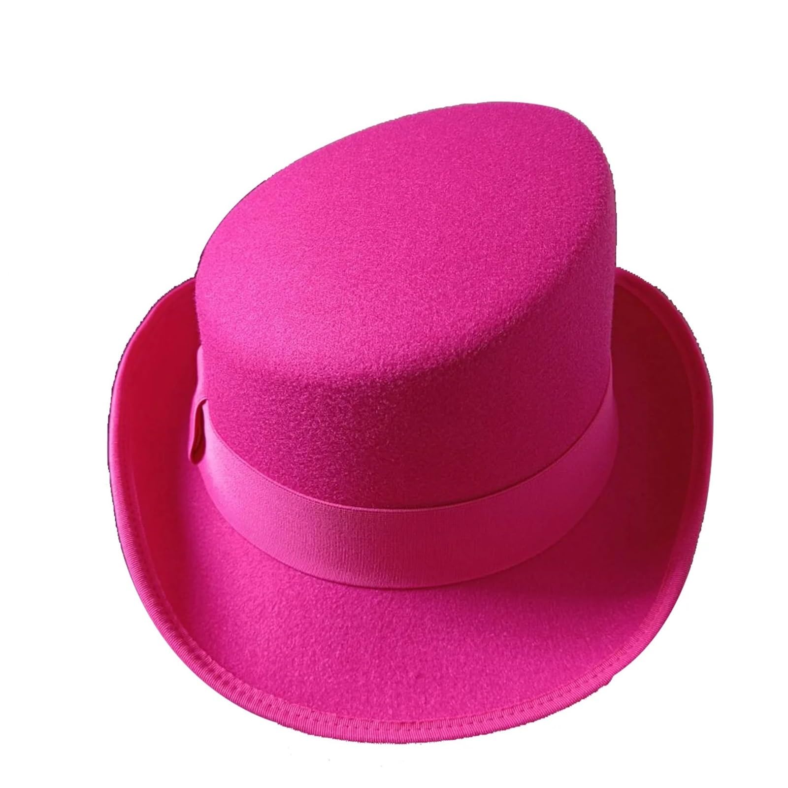 Sombrero Copa Sombrero de Fieltro de Copa Alta, Sombrero de 9 Colores, Sombrero mágico, Sombrero de Copa for Hombre(Purple)