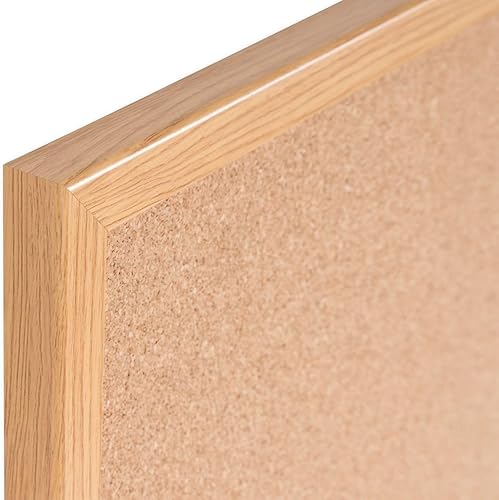 Miniatura 5 de MasterVision Maya Series - Tablero de anuncios de corcho de borrado en seco, para montaje en pared, corcho autorreparable, 24 x 36 pulgadas, marco