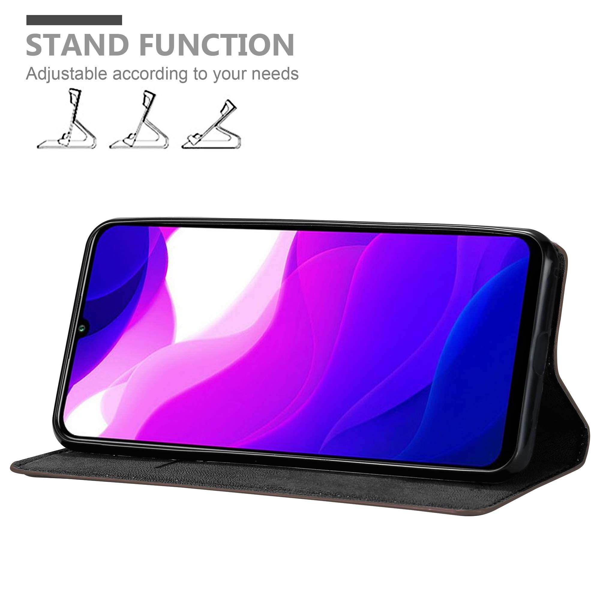 Custodia Compatibile Con Xiaomi Mi 8 Lite In Bruno Caffè