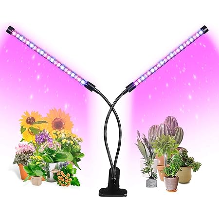Grow Light, Ankace 5 Dimmable Levels Plant Grow Lights for Indoor Plants with Red Blue Spectrum, 3 Modes Timing Function