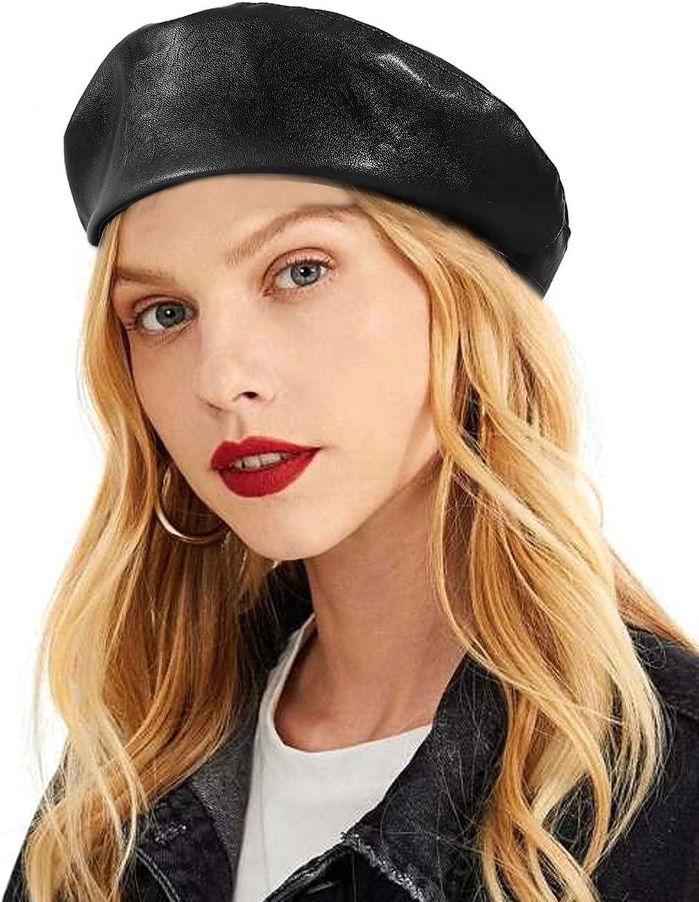 G.C Fashion Leather Beret French Artist 