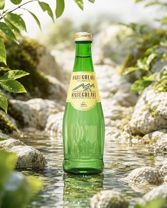 Nabeghlavi Doğal Mineralli Su 500 mL Cam Şişe (6'lı Paket)