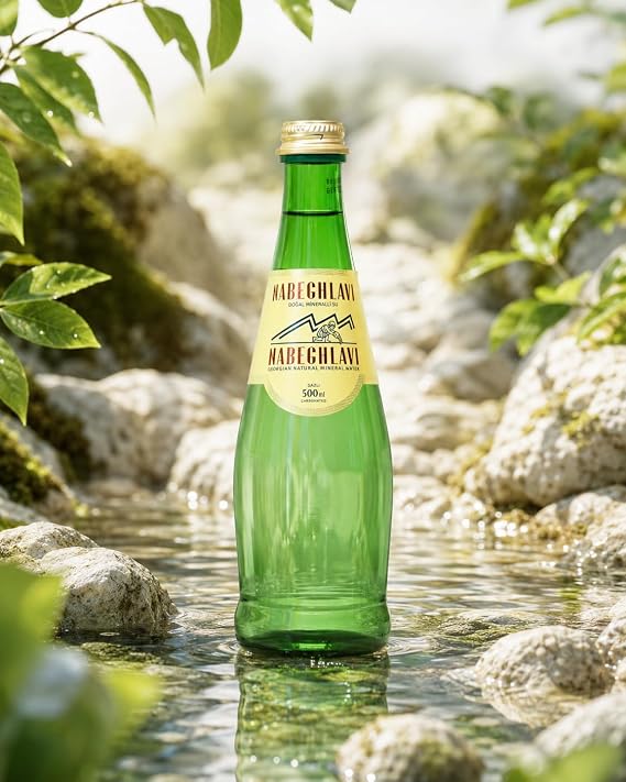 Nabeghlavi Doğal Mineralli Su 500 mL Cam Şişe (6'lı Paket)