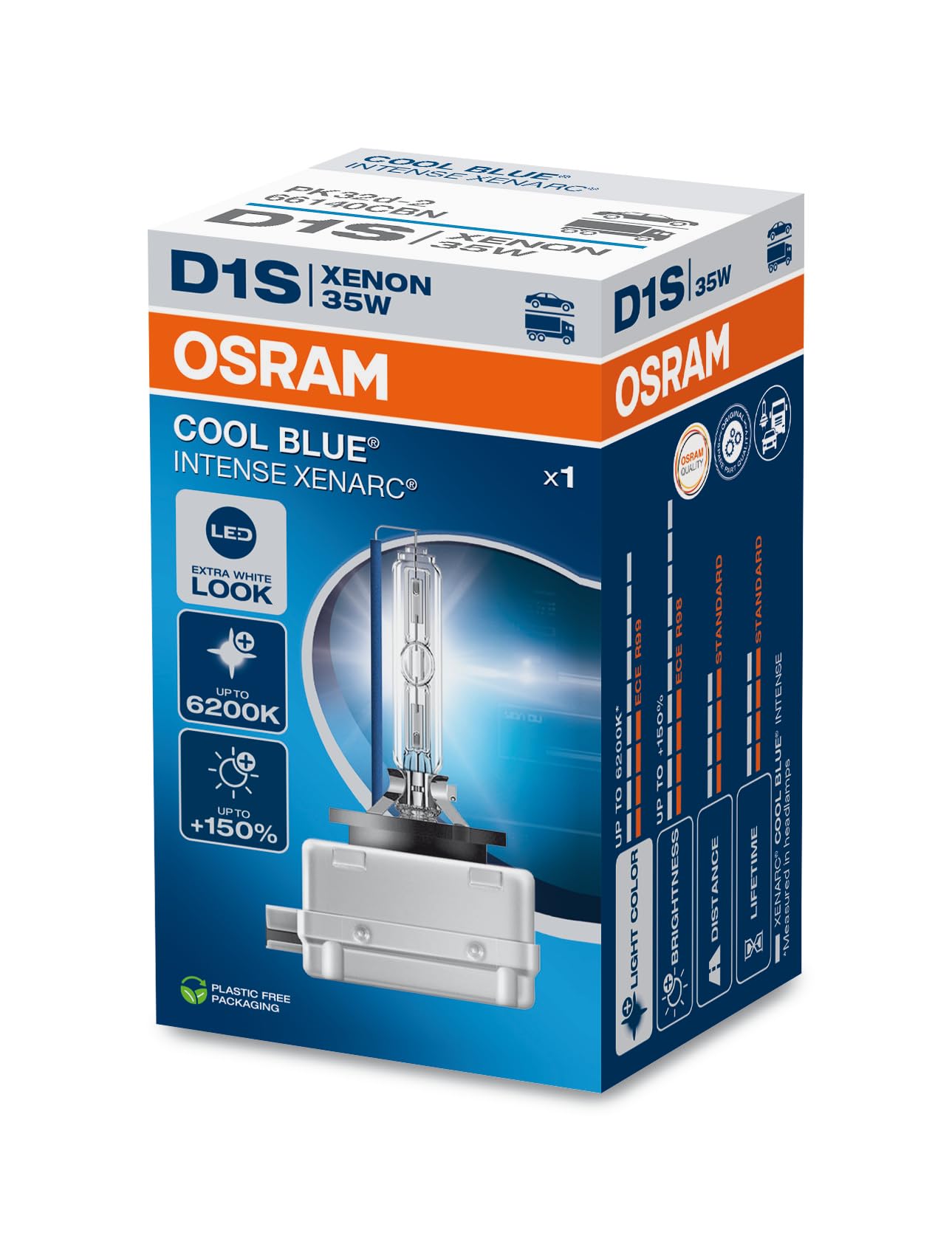 OSRAM Light Bulbs VW,AUDI,MERCEDES-BENZ 66140CBN 93021374 Bulb, spotlight
