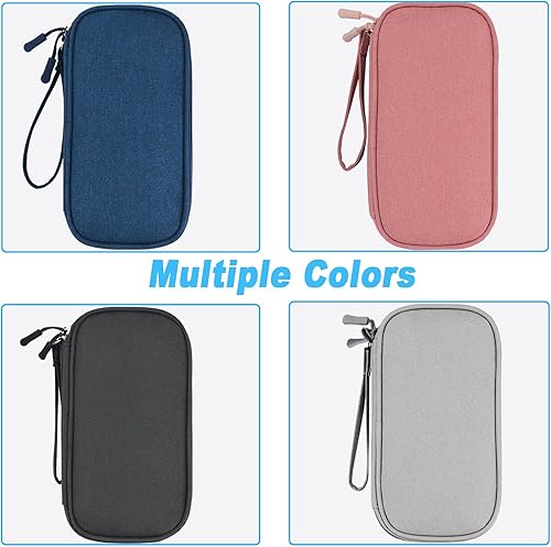 Miniatura 6 de Organizador electrónico, organizador de cables de viaje, bolsa de transporte para accesorios electrónicos, portátil, impermeable, doble capa, bolsa