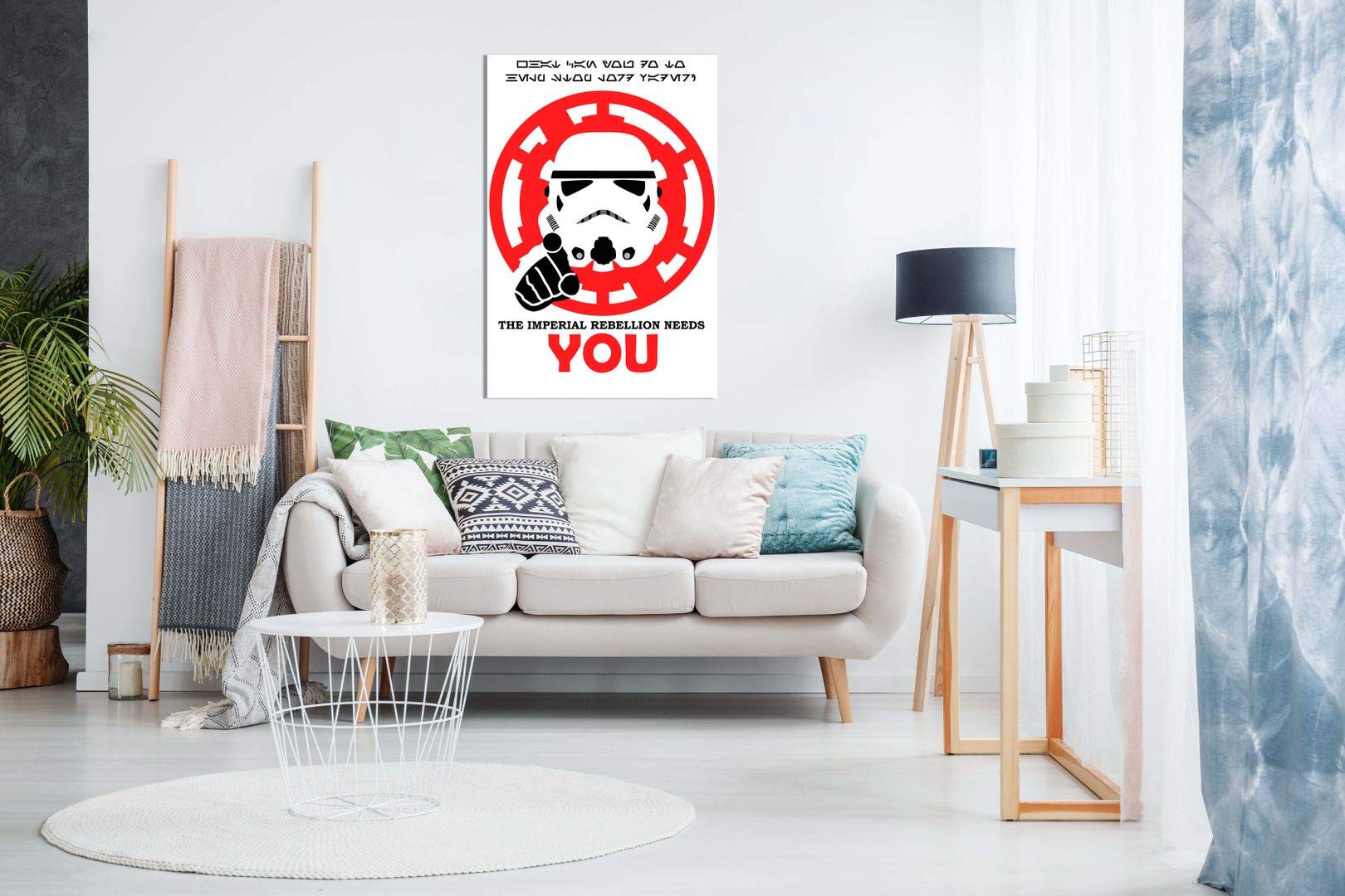 Star Wars Pop Art Rebellion Needs You, stampa artistica su tela, 30 x 20 cm