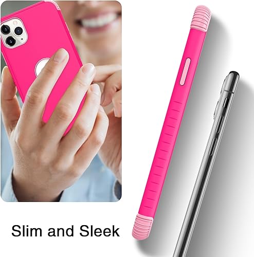 Miniatura 8 de BENTOBEN Fundas para iPhone 11 Pro Max, 2 en 1, ajuste delgado, resistente, híbrido, a prueba de golpes, de poliuretano termoplástico suave,