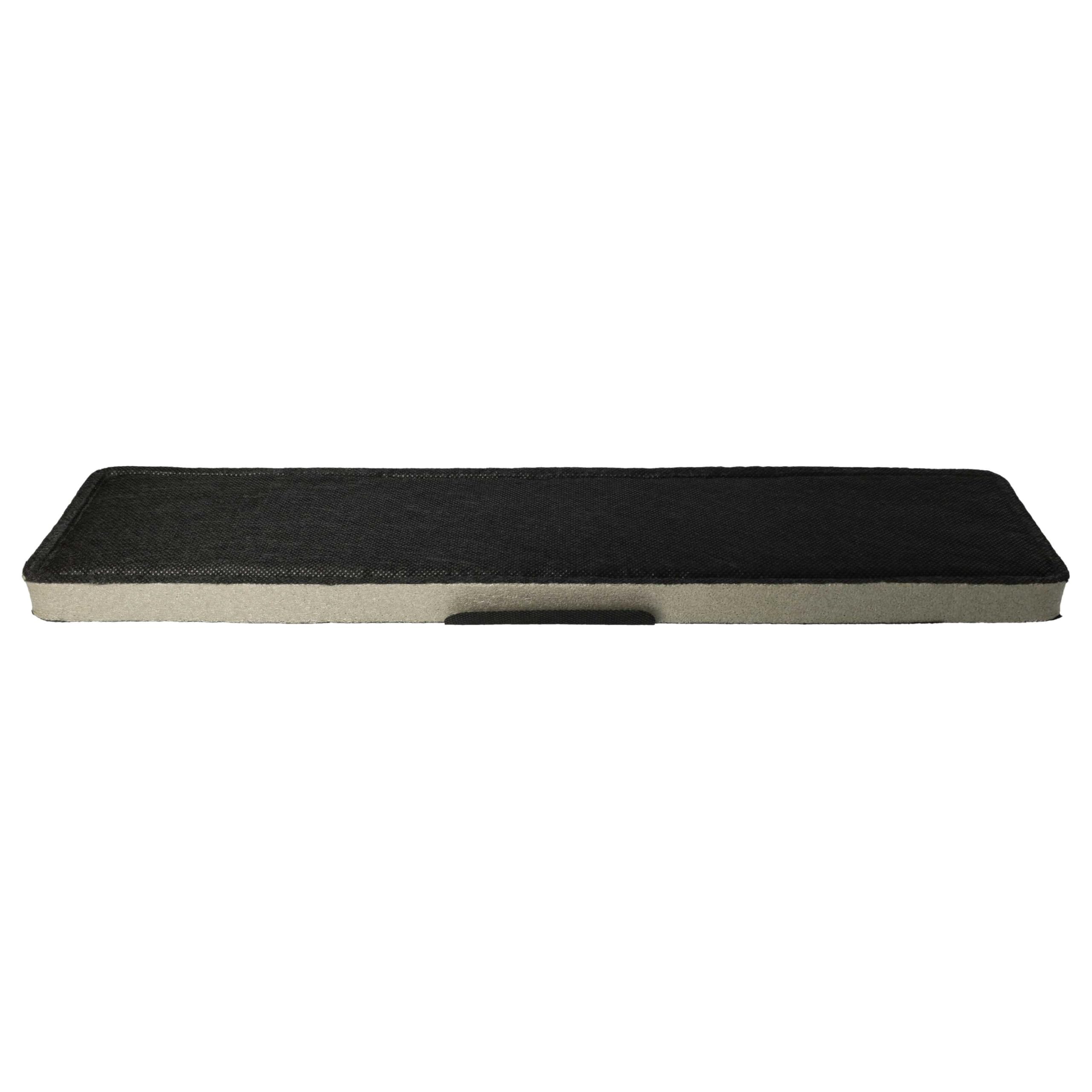 vhbw 2 x filter actieve koolfilter compatibel met Miele DA 2906, DA 6700 D / BRWS, DA 6700 D / EDST afzuigkap - 43 x 10 x 2 cm, actieve kool