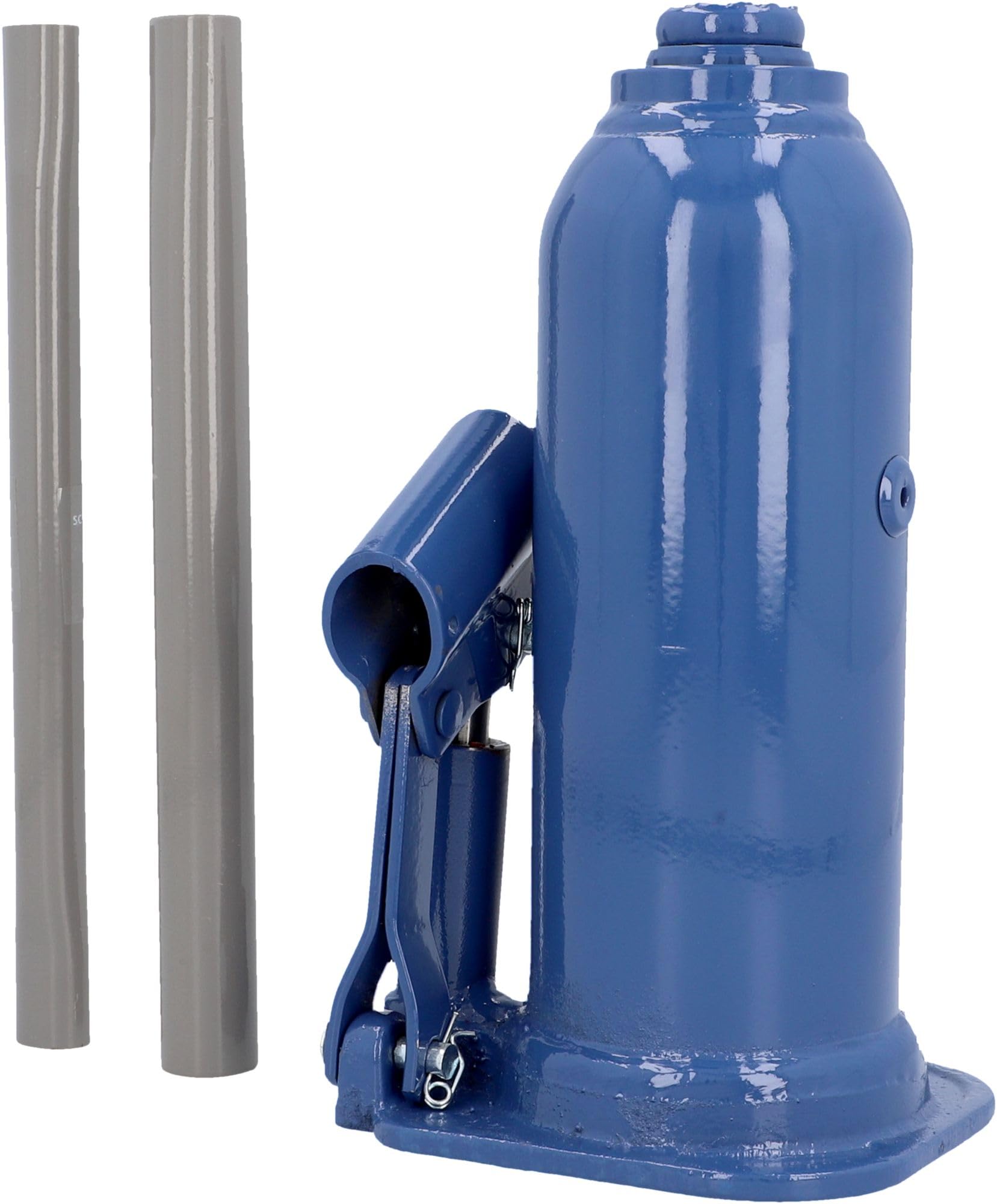 Cric Idraulico A Bottiglia CARREND 5 Tonnellate - Per Auto, Altezza Min 207 Mm, Max 402 Mm, Sollevamento 125 Mm