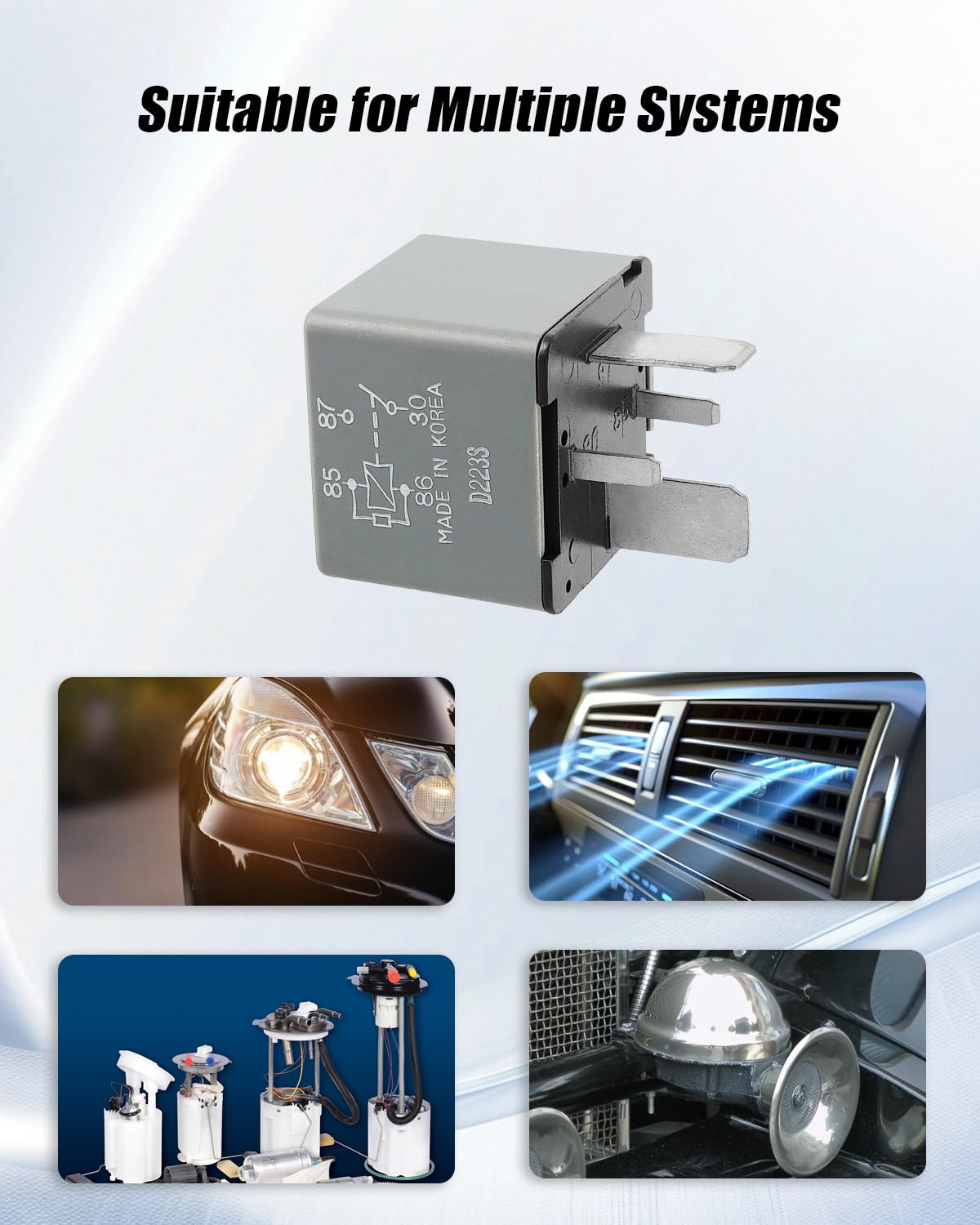 Amazon.com: 04692139AA Electrical Mini Relay Fit for Chrysler