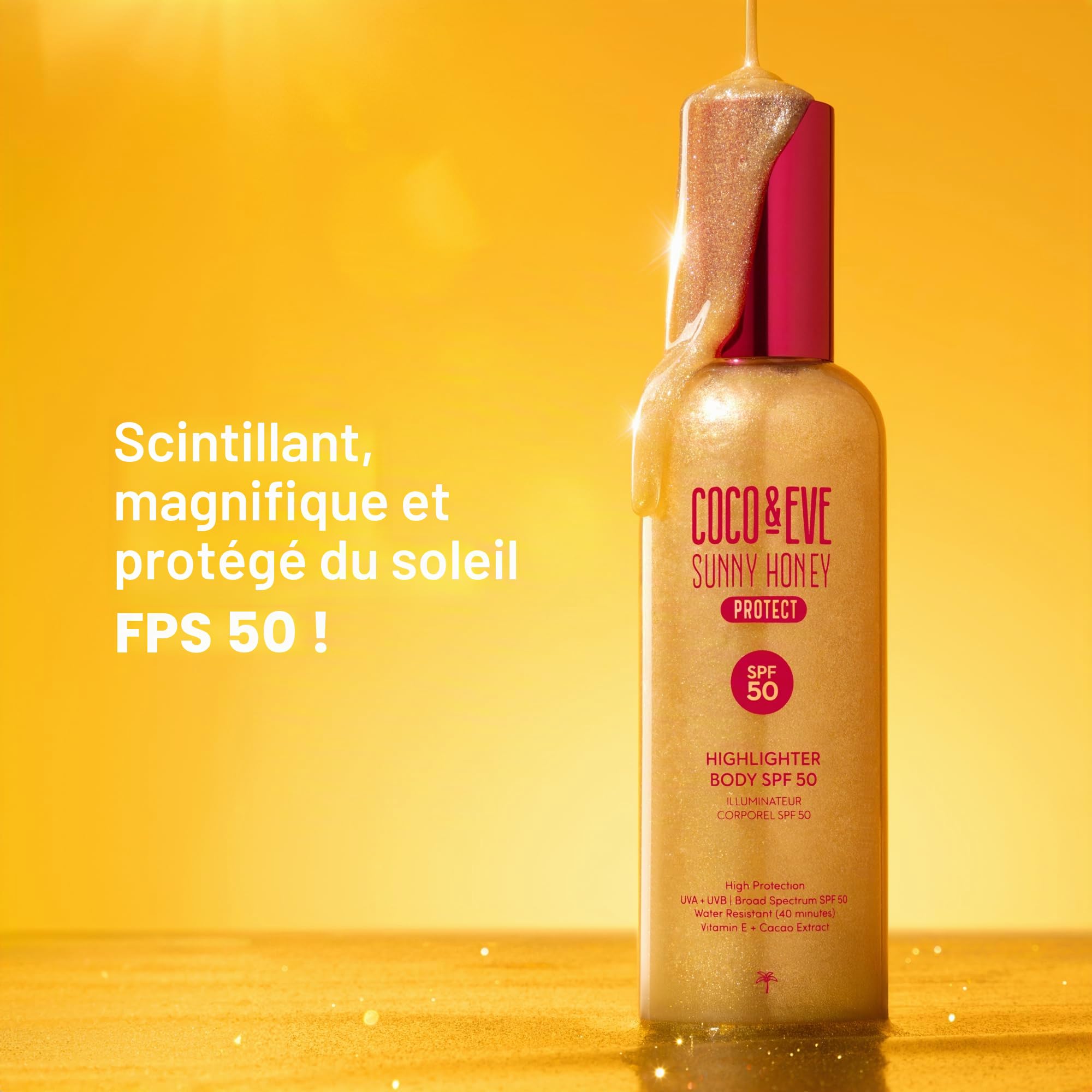 Coco & Eve Surligneur corporel SPF 50 (150 ml)