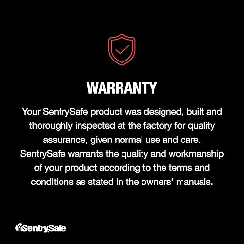 Miniatura 12 de SentrySafe Caja fuerte ignífuga e impermeable para el hogar con cerradura biométrica, documentos seguros y objetos de valor, caja fuerte de acero