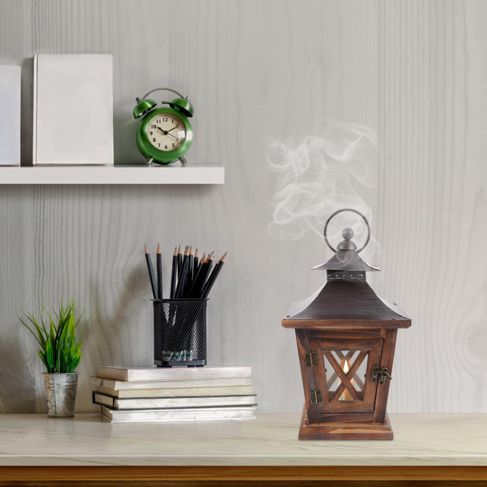 Kerzenständer Retro Tischkerzenhalter Vintage Landhausstil für Wohnzimmer Esszimmer Hochzeitsdeko