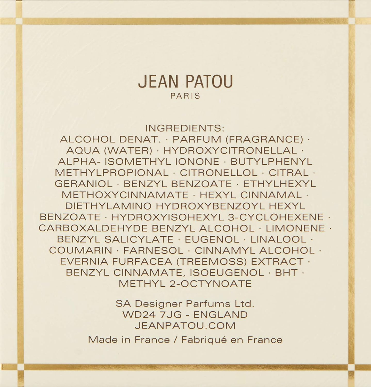 Jean Patou 1000 Eau de Parfum Spray, 1.0 Fl Oz - Image 3