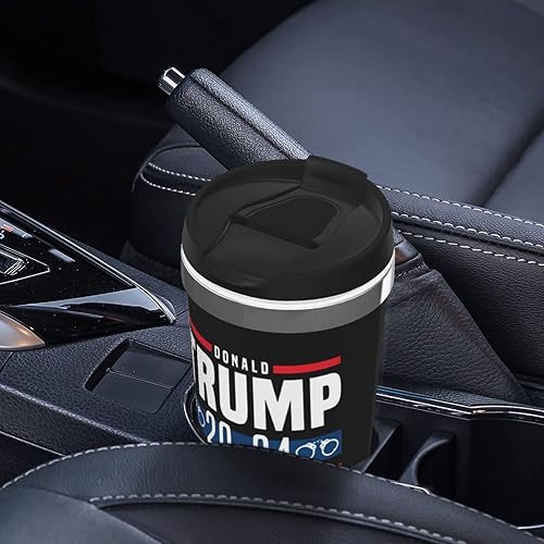 Miniatura 5 de Traitor Trump Is Going To Jail - Taza de café de acero inoxidable de doble pared térmica para bebidas frías y calientes