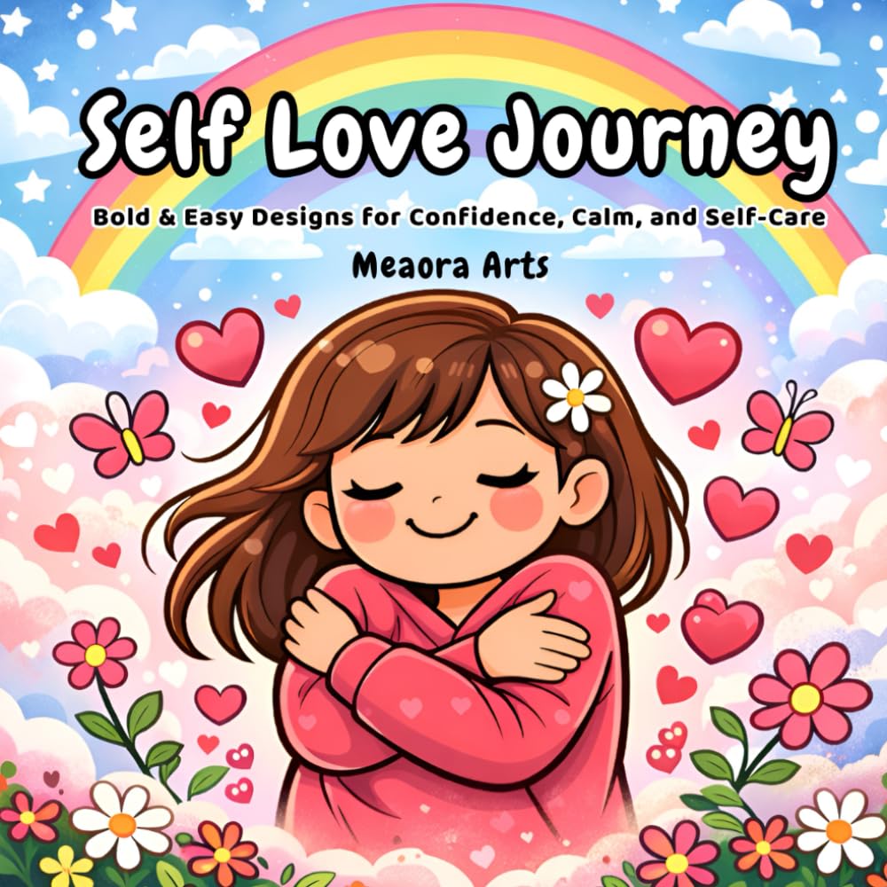 Self-Love Girl Therapy Coloring Book: Self-Love Girl Therapy Coloring Book .Bold & Easy Designs to Inspire Confidence, Relax Your Mind, and Love Who You Are