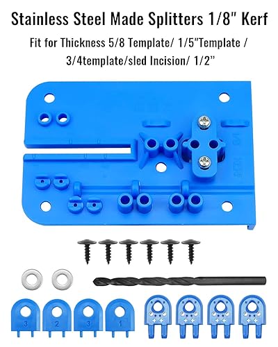 Miniatura 2 de Divisores hechos de acero inoxidable de 18 pulgadas para grosor de 15 34 58 pulgadas plantilla de 12 pulgadas incisión de trineo MDF de 12 pulgadas
