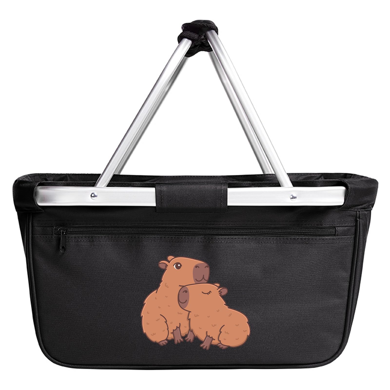 Huuraa Einkaufskorb Capybara Paar Comic Geschenk