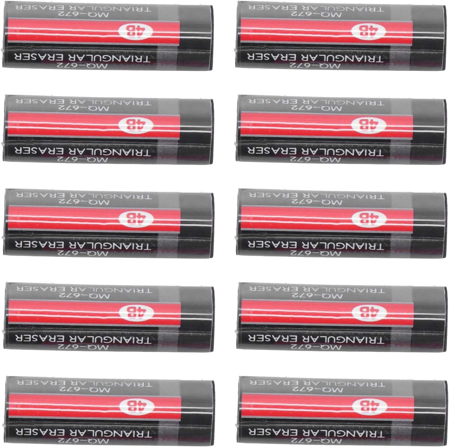 32Pcs 4B Sketch Triangular Drawing Erasers Super Clean No Scratches Art Students Artist Kids Painting Supplies Easy Wipe No Traces Fine Texture Safe for Paper 32Pcs Box