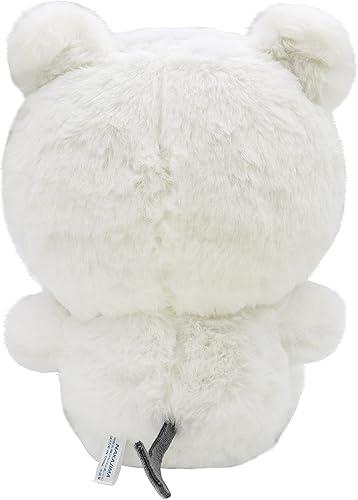 Miniatura 4 de Yonclap Juguete de peluche de oso polar, lindo juguete de peluche de animé de dibujos animados, regalos de cumpleaños para niñas y niños (morado 8)
