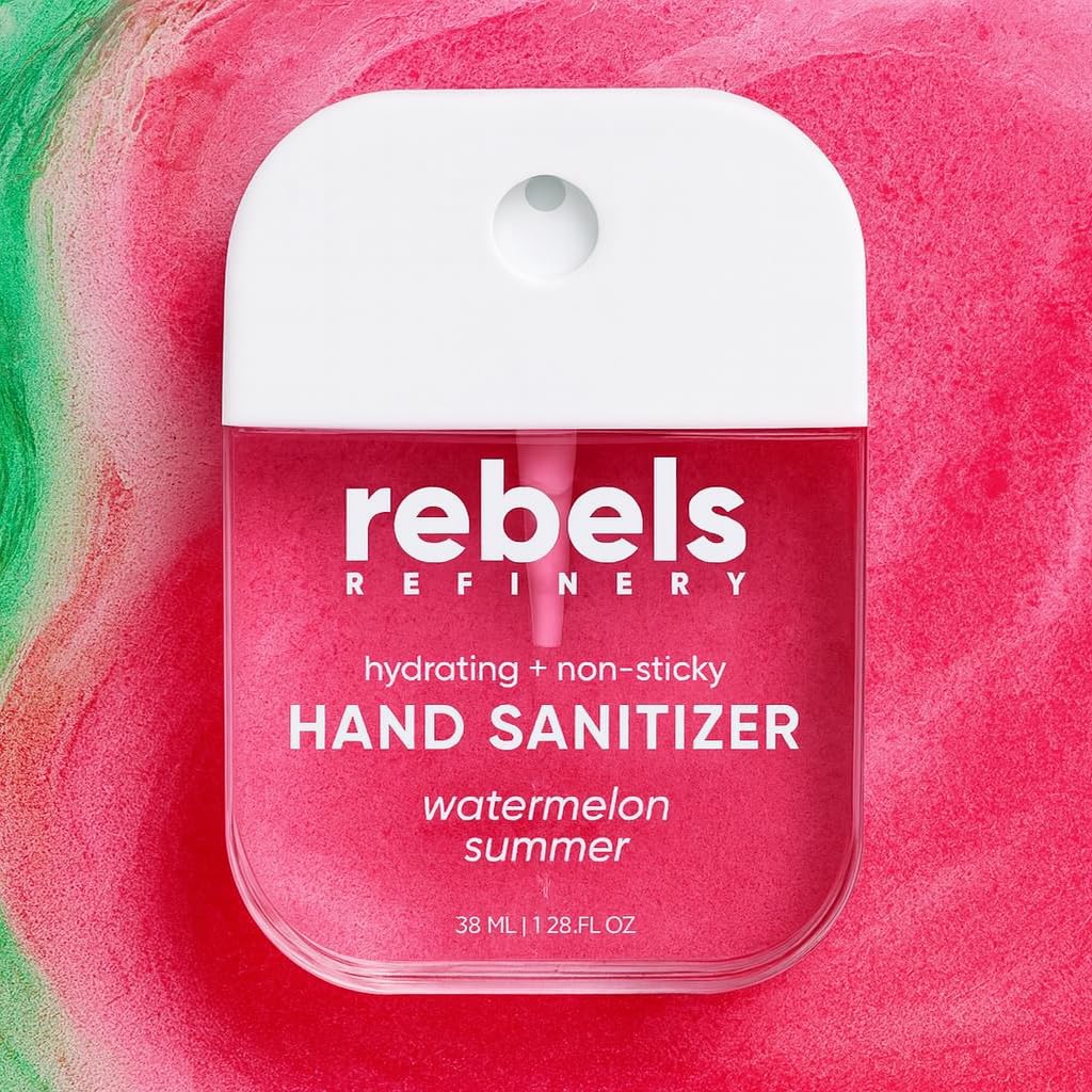 Pocket Sanitizer Toasted Brown Sugar – 1 fl oz Travel Hand Sanitizer | Quick-Dry, Non-Sticky Formula | Perfect for On-the-Go Use (3 Pack, Watermelon Summer)