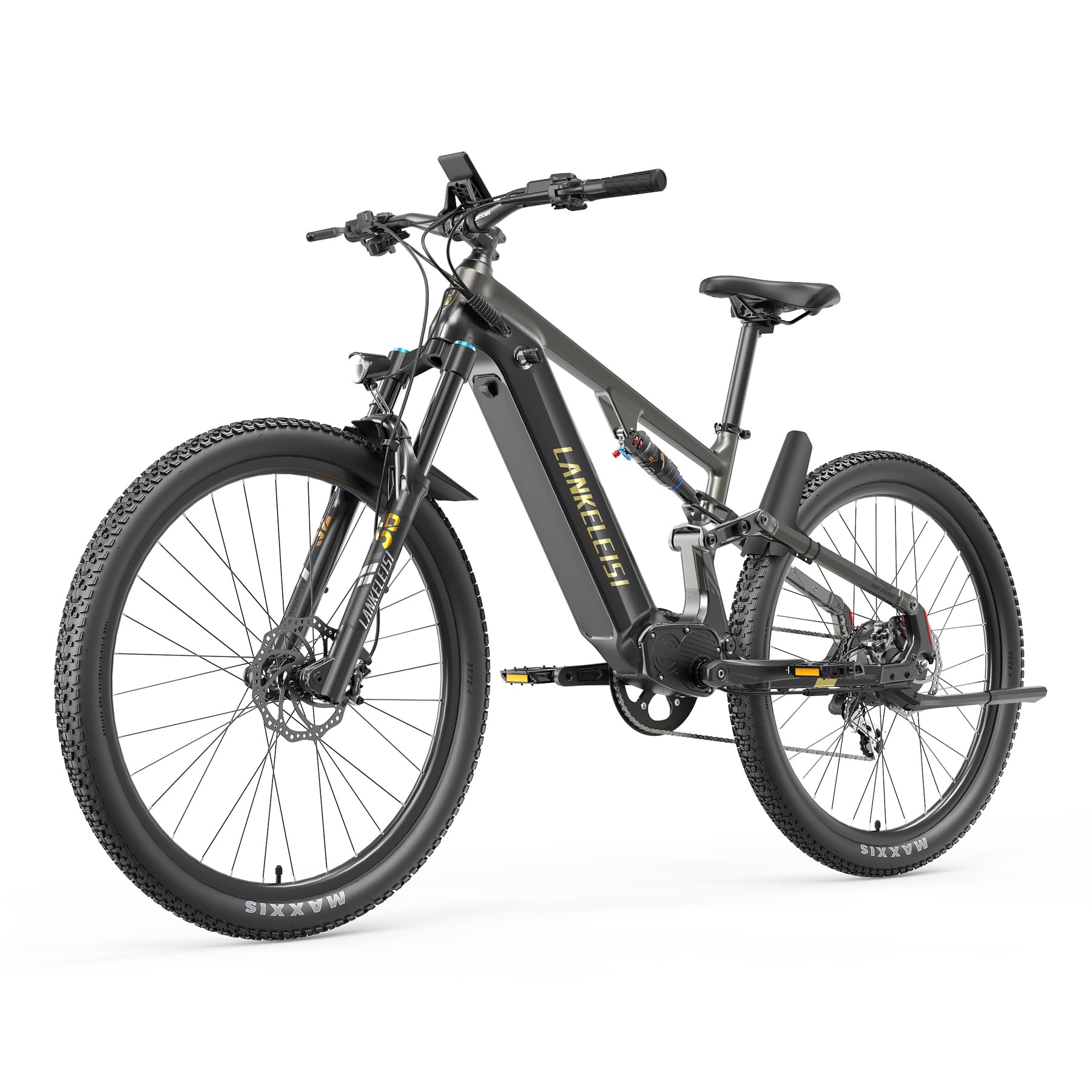 LANKELEISI MG600 Pro E-Bike Mountainbike 29 Zoll Fully Cross-Country Vollfederung Ebike Herren mit 48V 20Ah Akku, Reichweite bis zu 150km, Hydraulische Scheibenbremse
