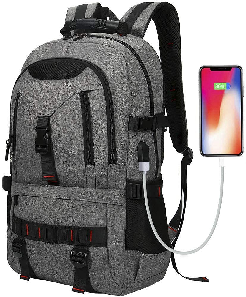 Tocode Water Resistant 17" Laptop Backpack Computer School Bag