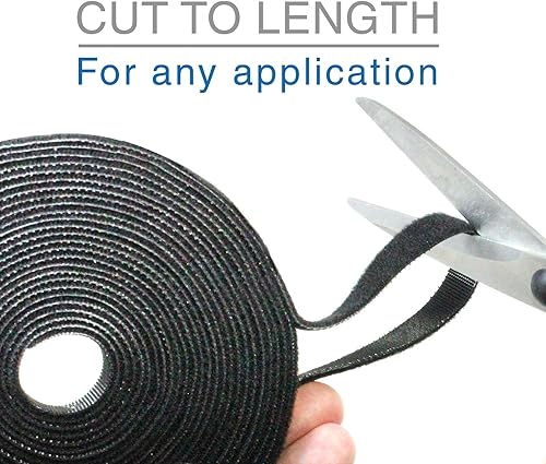 Miniatura 5 de VViViD Cinta de fijación reutilizable multiusos de doble cara Hook N' Loop (1 pulgada x 18 pies)