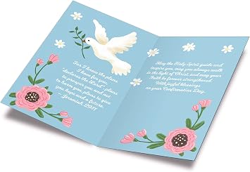 Prime Greetings Religious Confirmation Card, Congratulations Confirmation Cards, Catholic, Christian