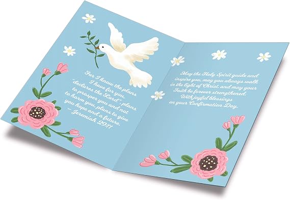 Prime Greetings Religious Confirmation Card, Congratulations Confirmation Cards, Catholic, Christian