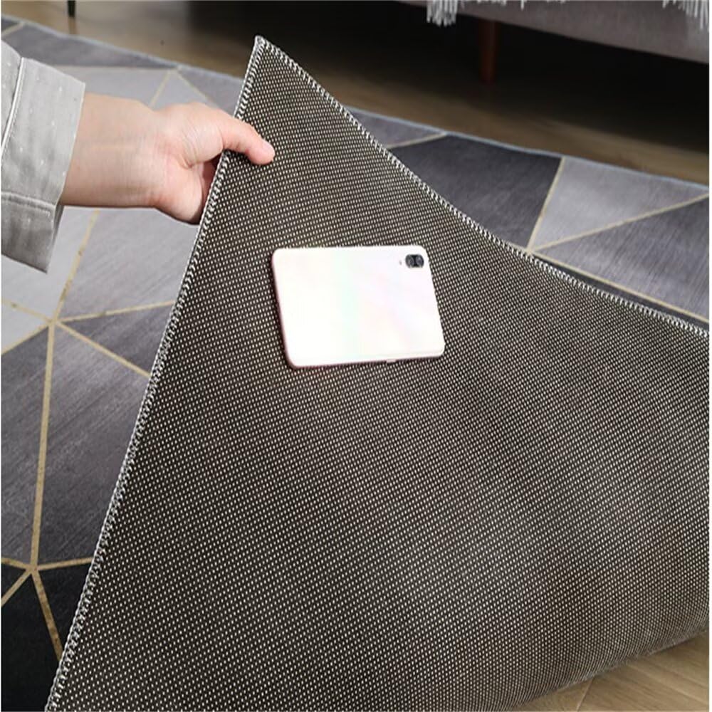 Tappeto Ingresso Interno 80X120Cm Tappeti Salotto Lavabili In Lavatrice 26 Assorbente Tapetto Soggiorno Moderni Per Ragazzi Leggero Lusso Oro Diamante Velluto Geometrico Semplicità Antiscivolo