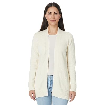 L.L.Bean Cotton Ragg Sweaters Open Cardigan Women
