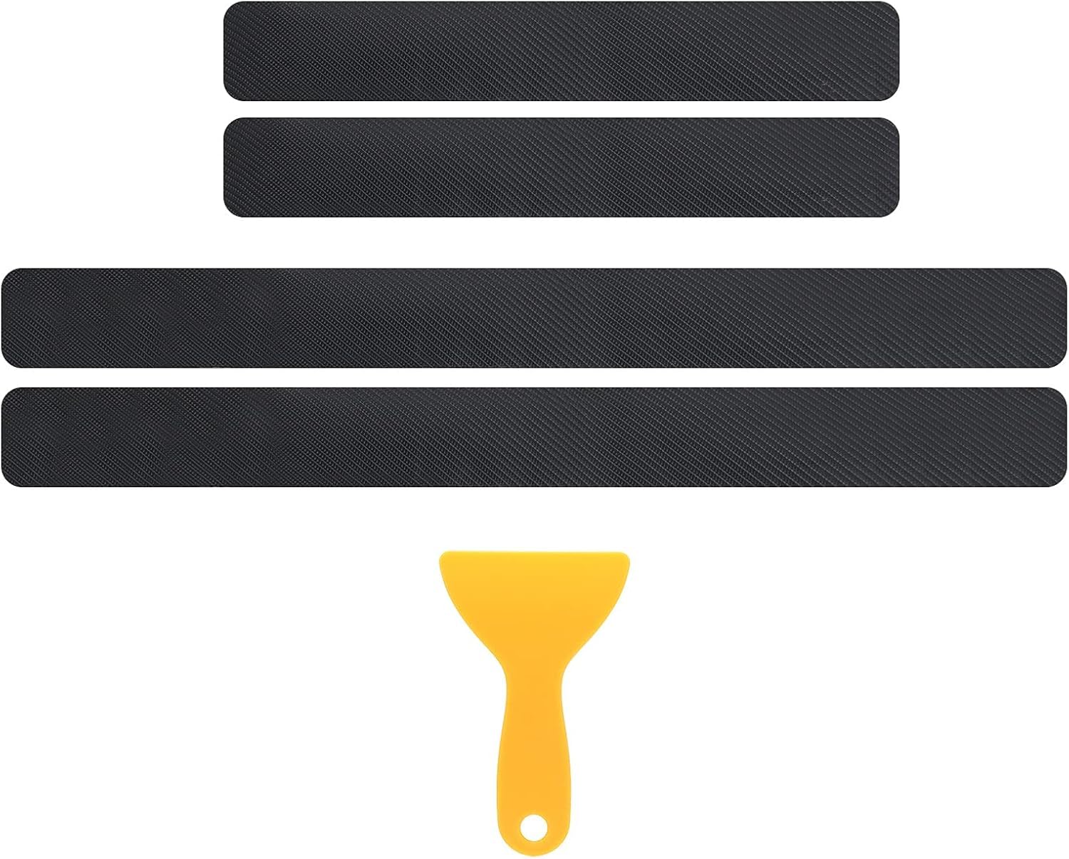 CWOUZHOUDAMAI Car Door Sill Protector for Nis san Qashqai J10 J11 J12 2009 2021, 4PCS Carbon Fiber Car Bumper Protector,Automobile Threshold Protection Sticker,Reducing Scuff