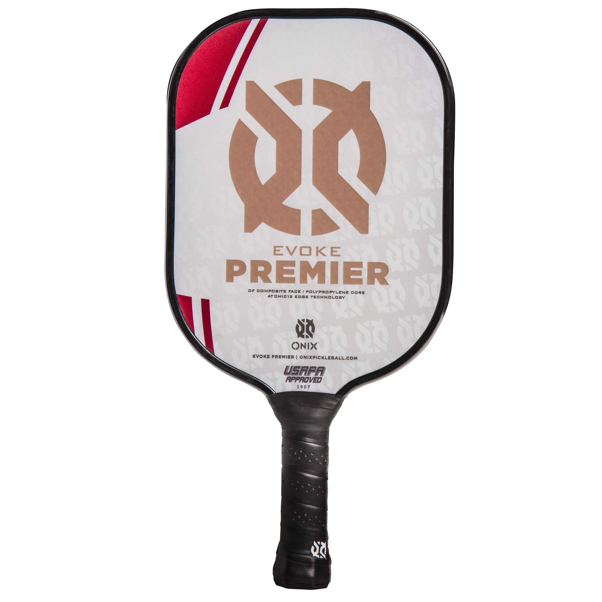 Onix Evoke Premier Professional Tournament Pickleball Paddle Composite Face Impact Paddle Shape