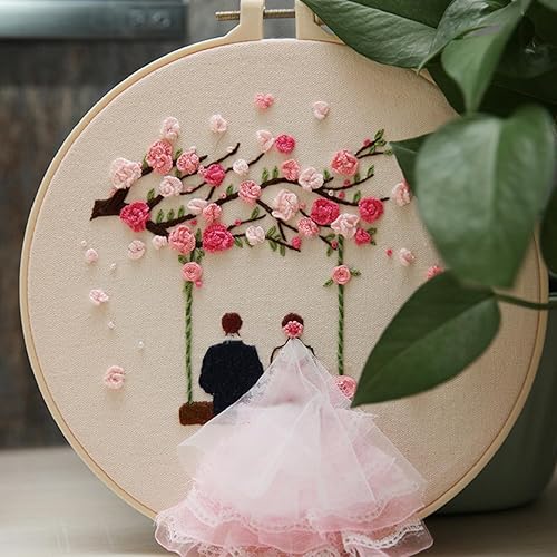 Miniatura 6 de YIZUNNU Kit de bordado para principiantes adultos, principiantes, kit de bordado con patrones de instrucciones (idioma español no garantizado),