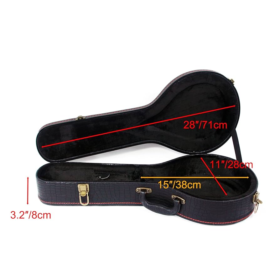 1987❣️ ヴィンテージ マンドリンケース Amazon.com: Roaring Iron Mandolin Hard Case, A-Style