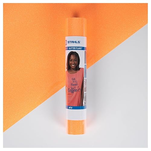 Stahls' HTV Heat Transfer Vinyl CAD-Cut Glitter Flake for Cotton,