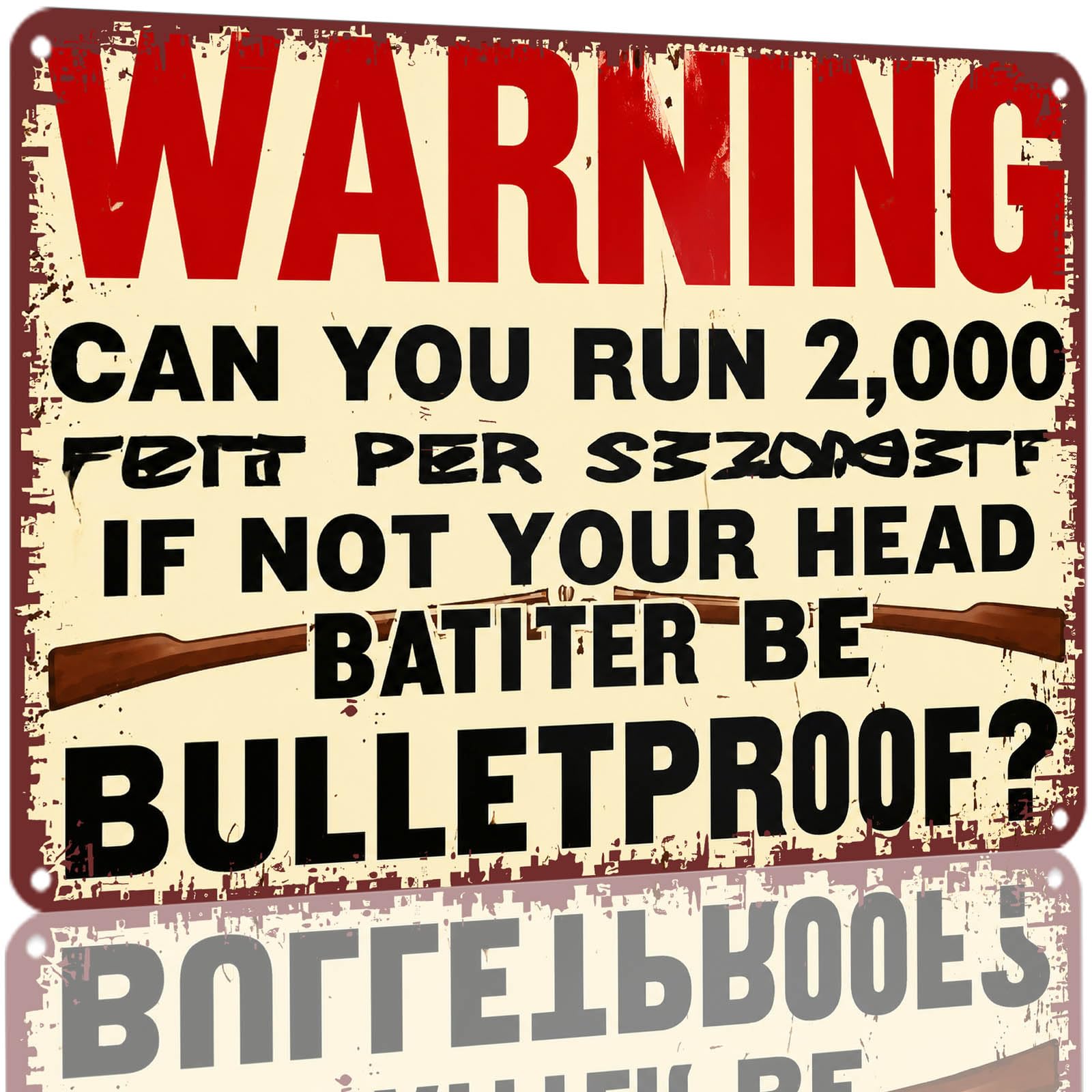 Kwqdozf As Pic Warning Vintage Metal Tin Sign 8X12 Inch Aluminum Funny Warning Sign For Ga