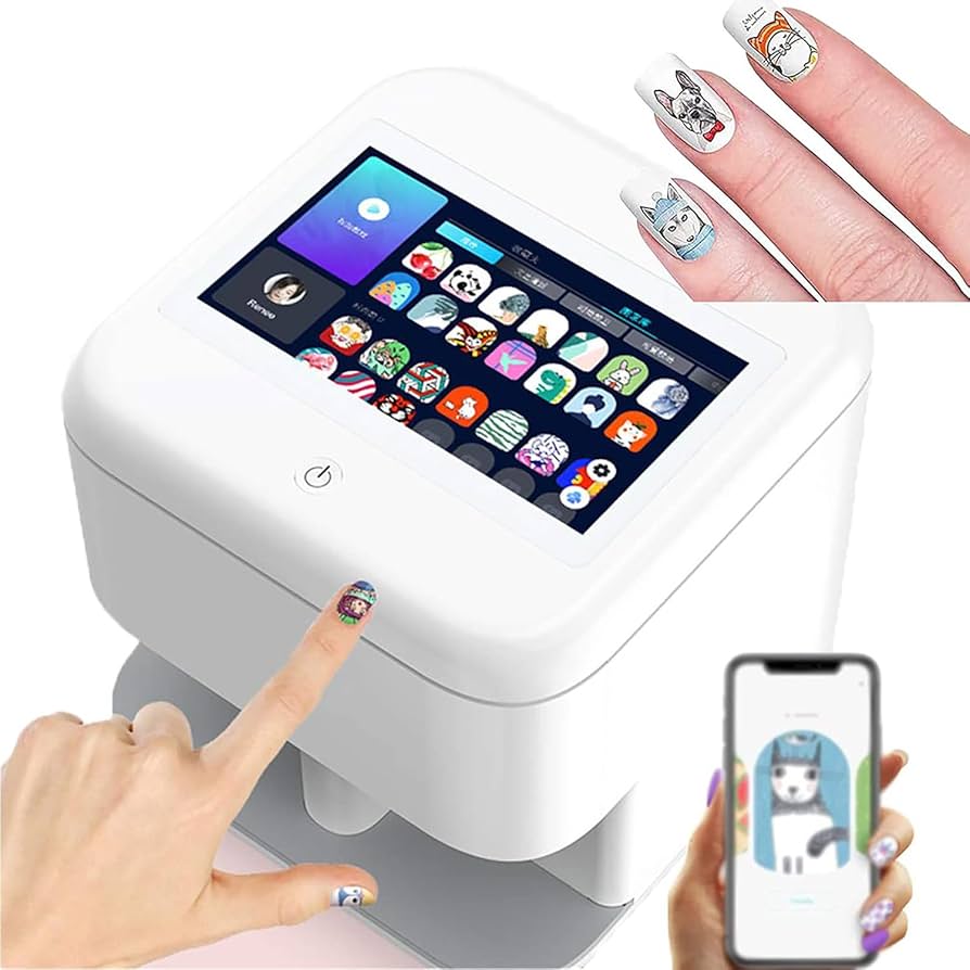 【B10】Auto Nail ネイルプリンター　Nail Printer Pro AutoNail Rabbit | アプリで選んで、1分で完成