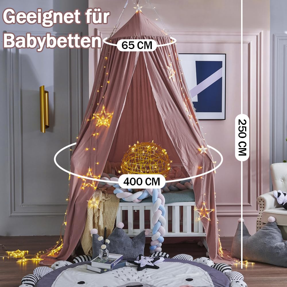 Zanzariera Ciel De Lit Arcobaleno - Rete Sospesa Per Letti 60x250x1250cm - Foto 4