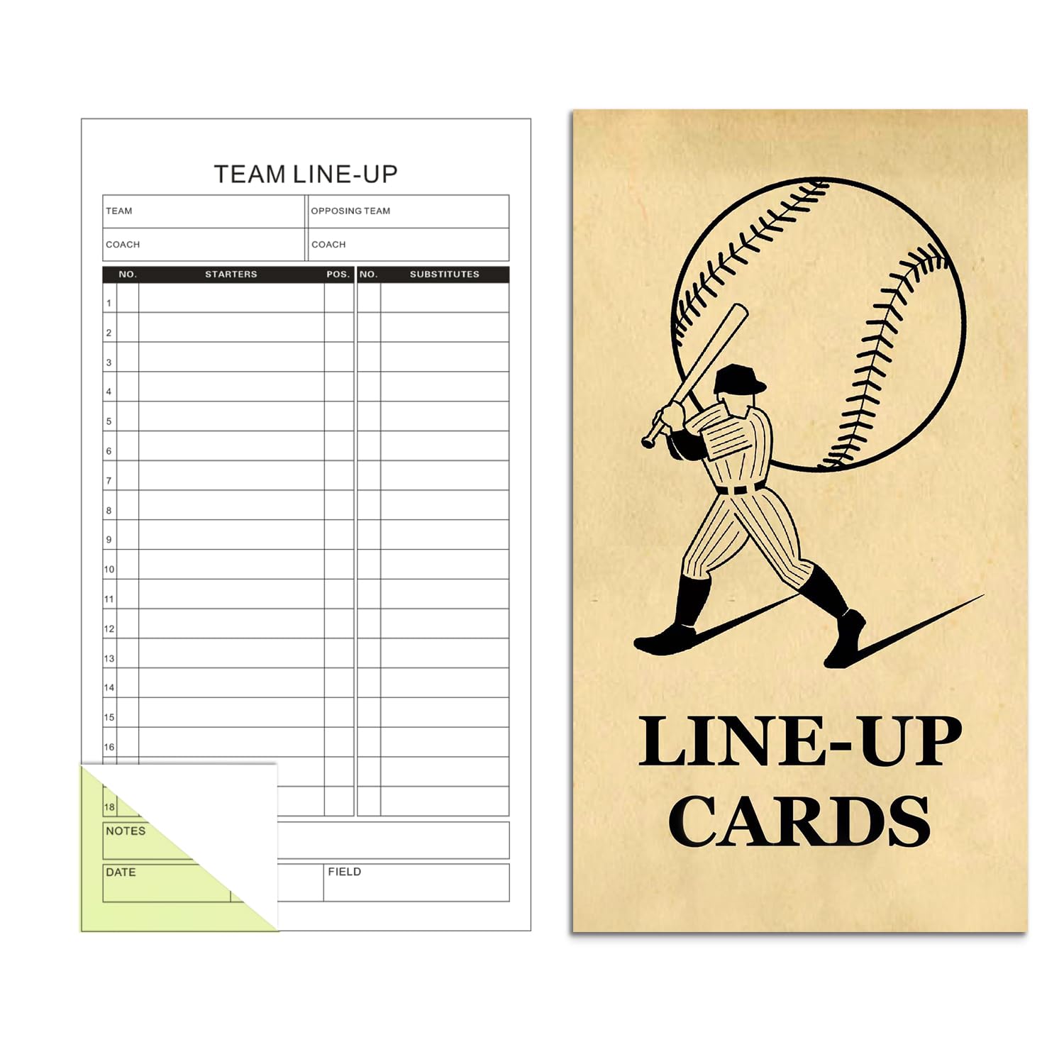 Eki ShoalBaseball Softball Line up Cards