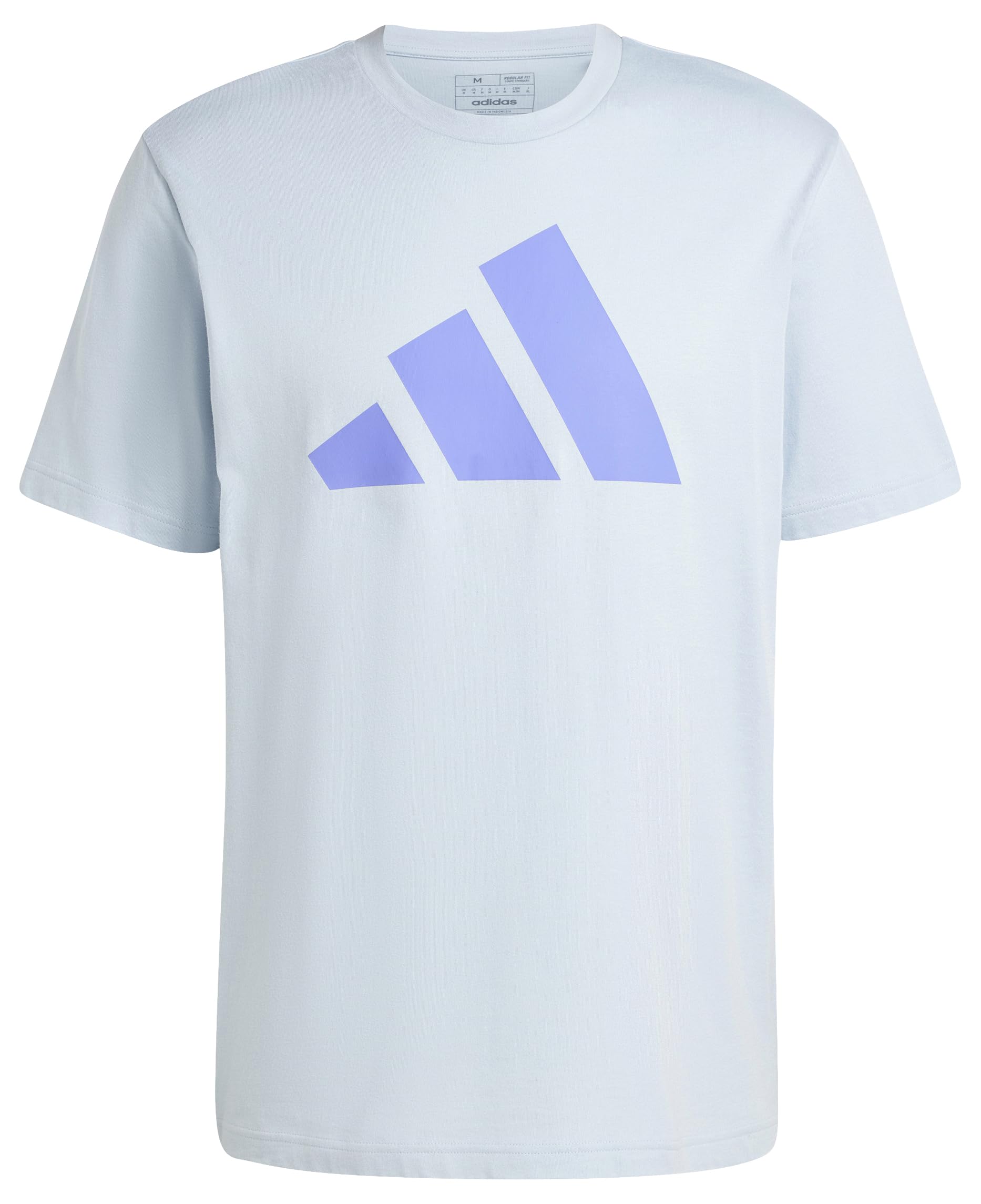 adidas Men's PWR 3 Graphic TEE, Wonder Blue, S Tall