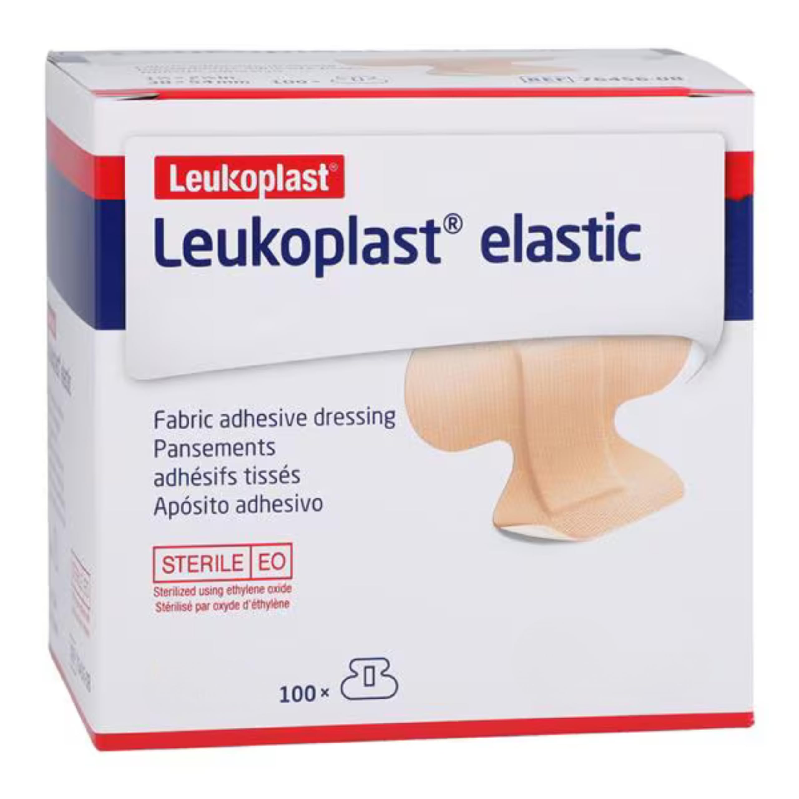 BSN Medical Leukoplast Adhesive Bandages, Fingertip, 1-1/2" x 2-1/2", 100 Pack