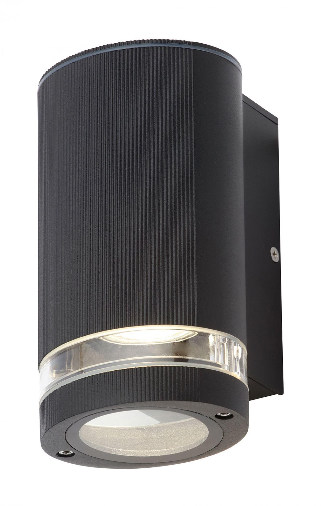 Forum Zn-35593-Blk Helix Alum Gu10 Max 35W SingleAnthracite Light from B&Q