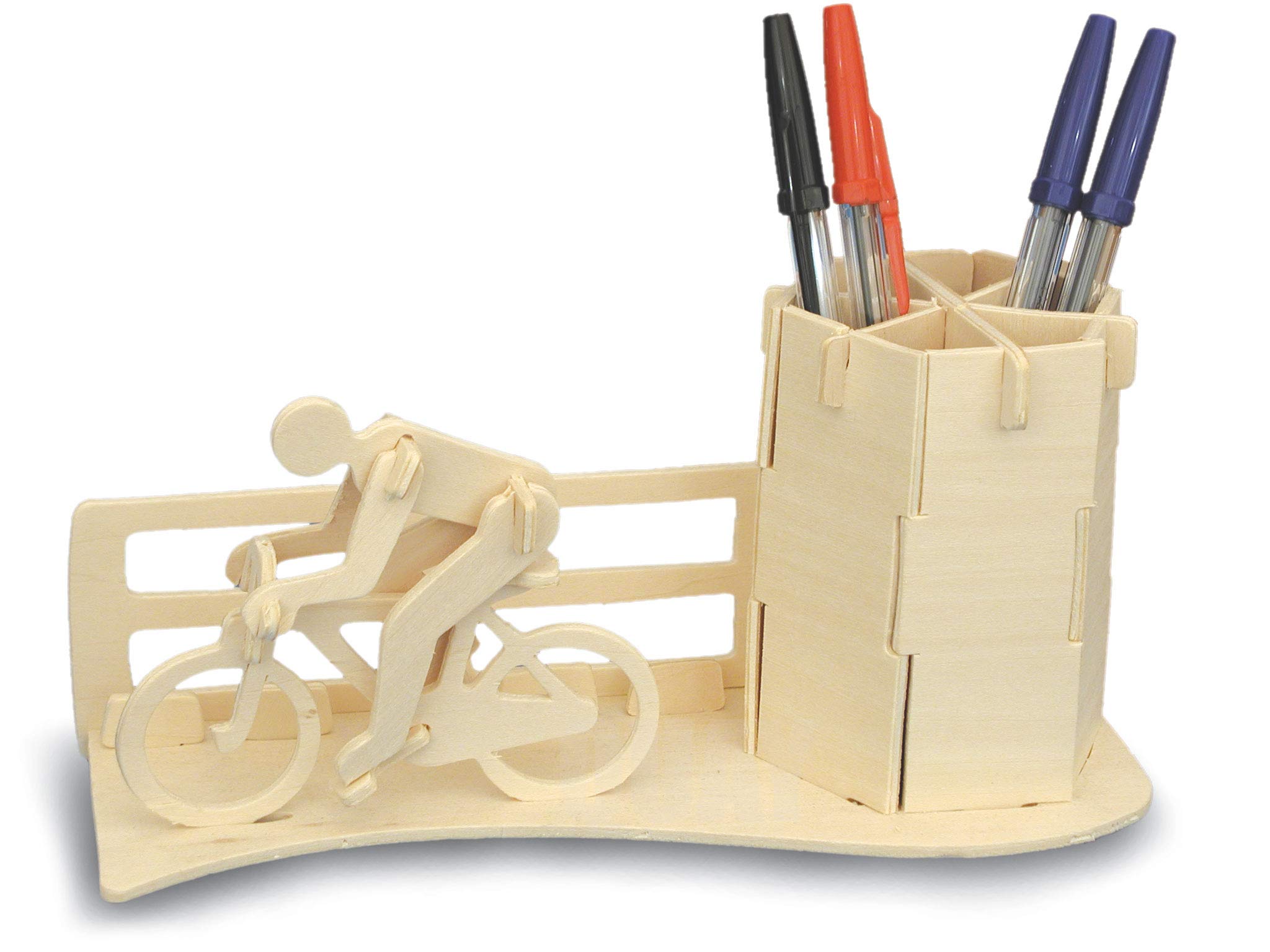 Quay Racing Bike Pen Holder Woodcraft Construction Kit FSC