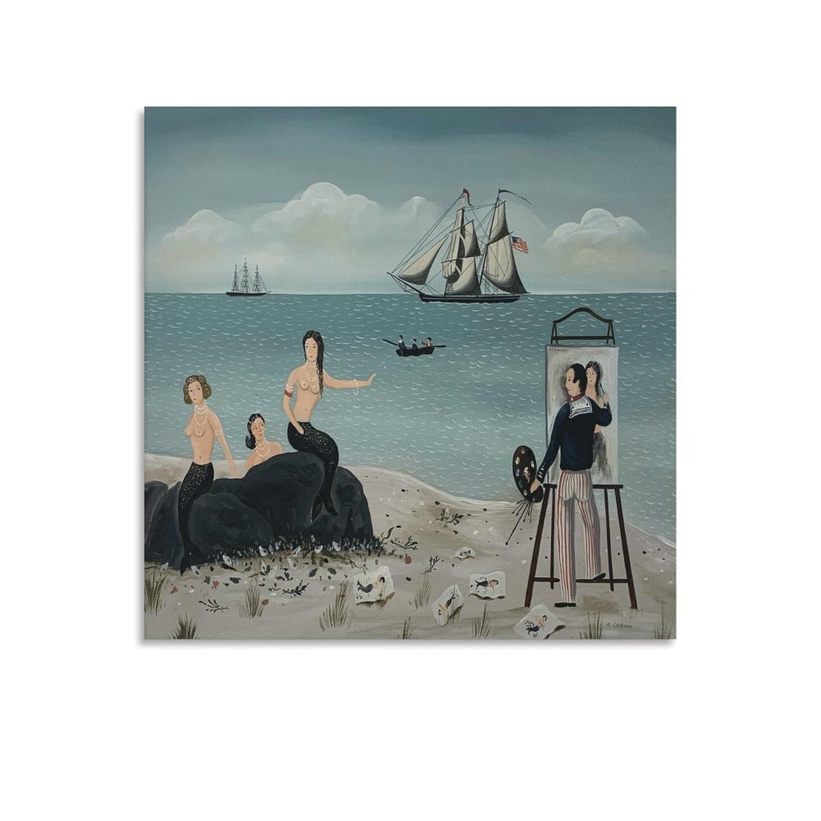 Ralph Cahoon Unknown Canvas Art Poster And Wall Art Picture Print Modern Family Decor Posters 28x28inch(70x70cm)