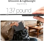 Portable Monitor 15.6 Inch 1080P FHD USB-C HDMI Ultra-Slim Travel Monitor with Kickstand & Speakers, IPS Gaming Display Screen Extender for Laptop PC Mac Phone PS Xbox Switch
