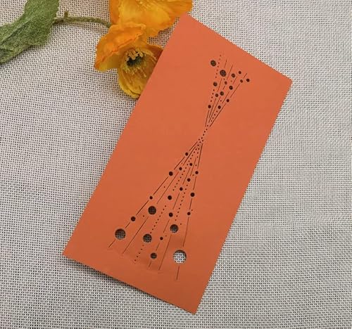 Bubble Spotty Line Cutting Die Cuts, Diy Crafts Template Bubble Spotty Line Scrapbook Cards Cutting Dies Cut Stencils For Diy Embossing Card Making Decorative Paper Dies Scrapbooking #TOP5