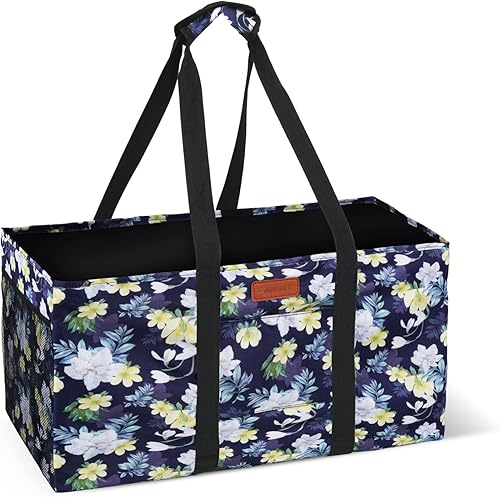 Bolsa de playa grande bolsa de mano grande bolsas de comestibles reutilizables bolsa de mano plegable con asas