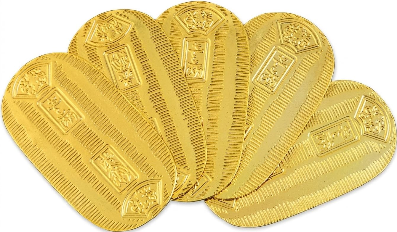 Amazon.com: Set 5 of Old Japanese Coins Koban : Toys & Games